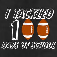 I Tackled 100 Days Of school Golf Towel