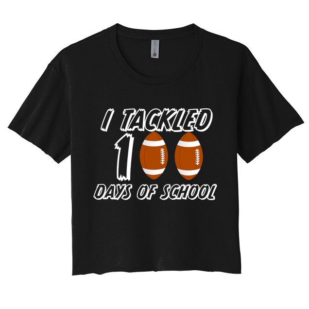I Tackled 100 Days Of school Crop Top