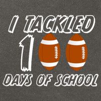 I Tackled 100 Days Of school Cotton Canvas Backpack