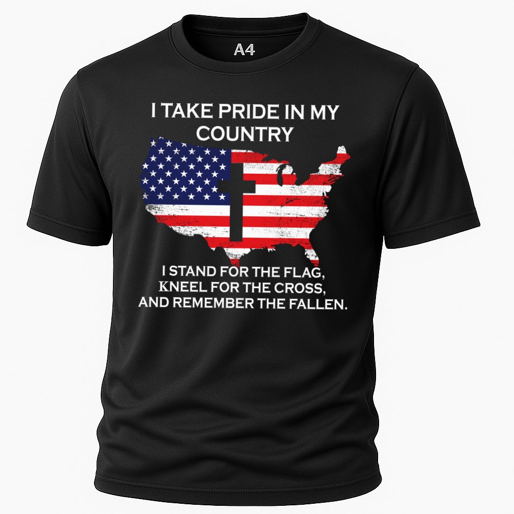 I Take Pride In My Country USA Performance Shirt