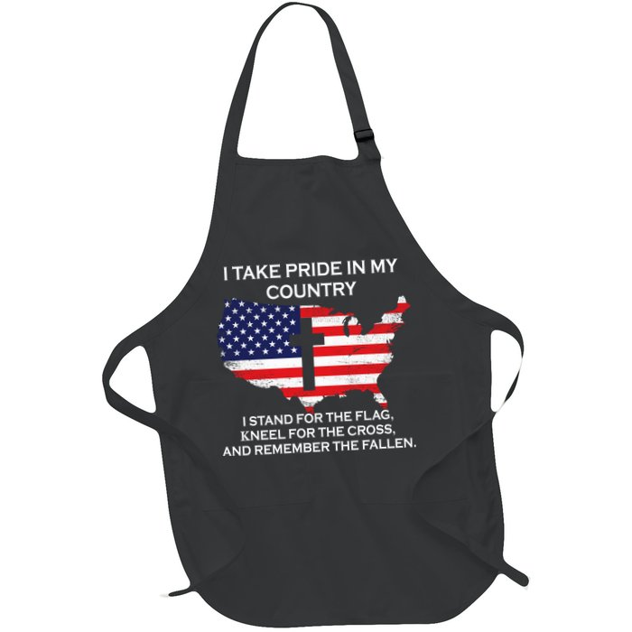 I Take Pride In My Country USA Apron