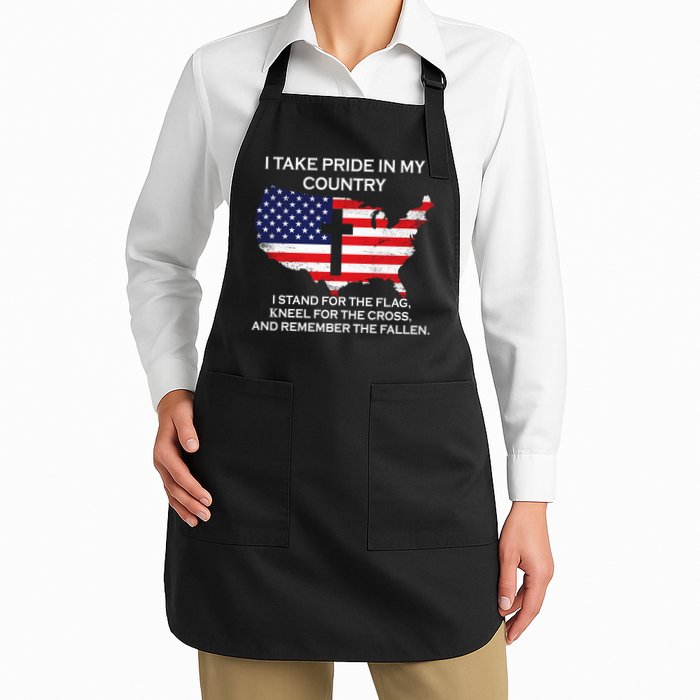 I Take Pride In My Country USA Apron