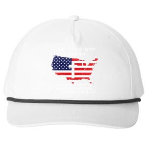 I Take Pride In My Country USA Snapback Five-Panel Rope Hat