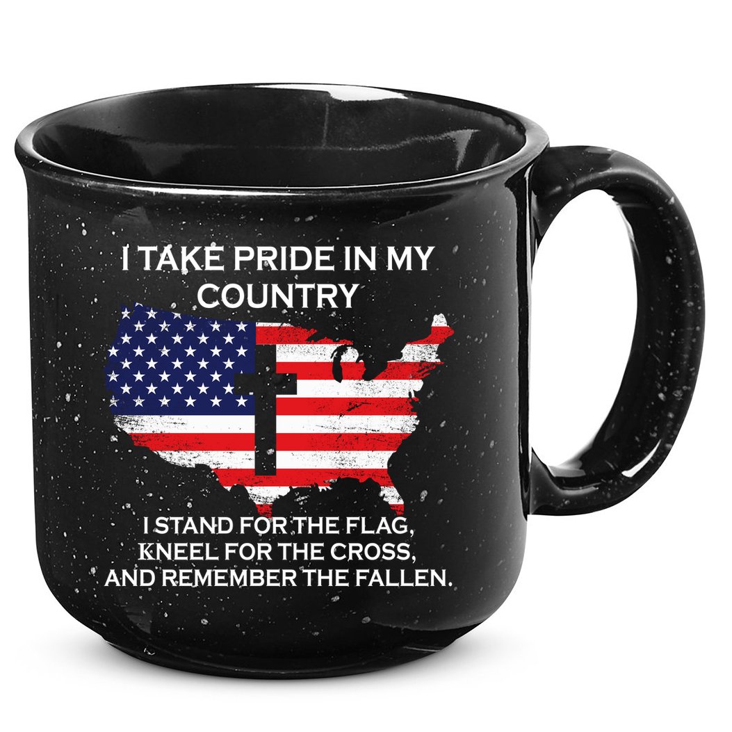 I Take Pride In My Country USA 15oz Campfire Ceramic Mug