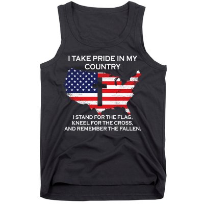 I Take Pride In My Country USA Tank Top