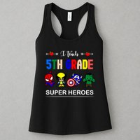 I Teach 5th Grade Superheroes Womens Tank Top