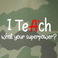 I Teach A+ Students What your Superpower? Legacy Tie Dye Trucker Hat