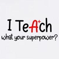 I Teach A+ Students What your Superpower? Garment-Dyed Sweatshirt