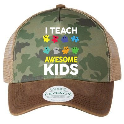I Teach Awesome Kids Legacy Tie Dye Trucker Hat