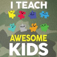 I Teach Awesome Kids Legacy Tie Dye Trucker Hat