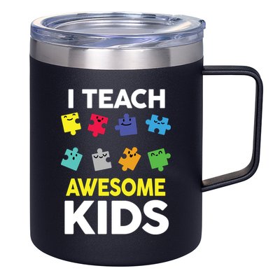 I Teach Awesome Kids 12oz Stainless Steel Coffee Mug