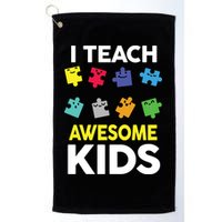 I Teach Awesome Kids Golf Towel