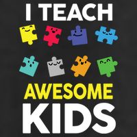 I Teach Awesome Kids Golf Towel