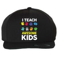 I Teach Awesome Kids Wool Snapback Cap