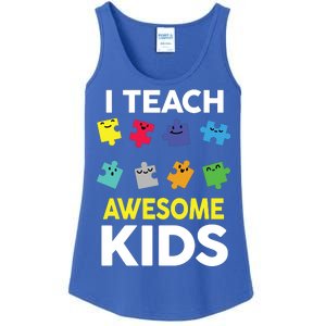 I Teach Awesome Kids Ladies Essential Tank