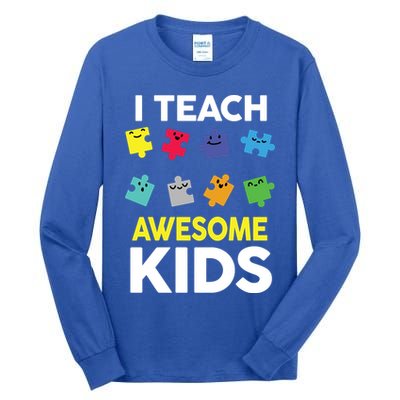 I Teach Awesome Kids Tall Long Sleeve T-Shirt