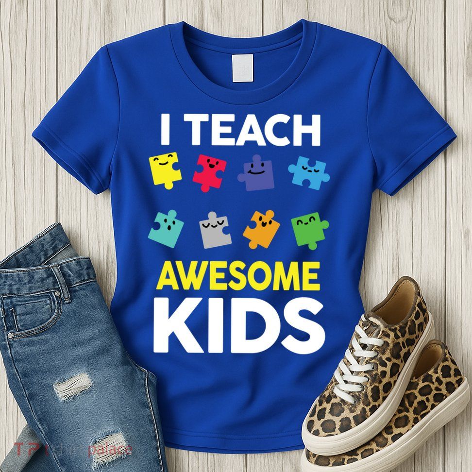 I Teach Awesome Kids Womens T-Shirt