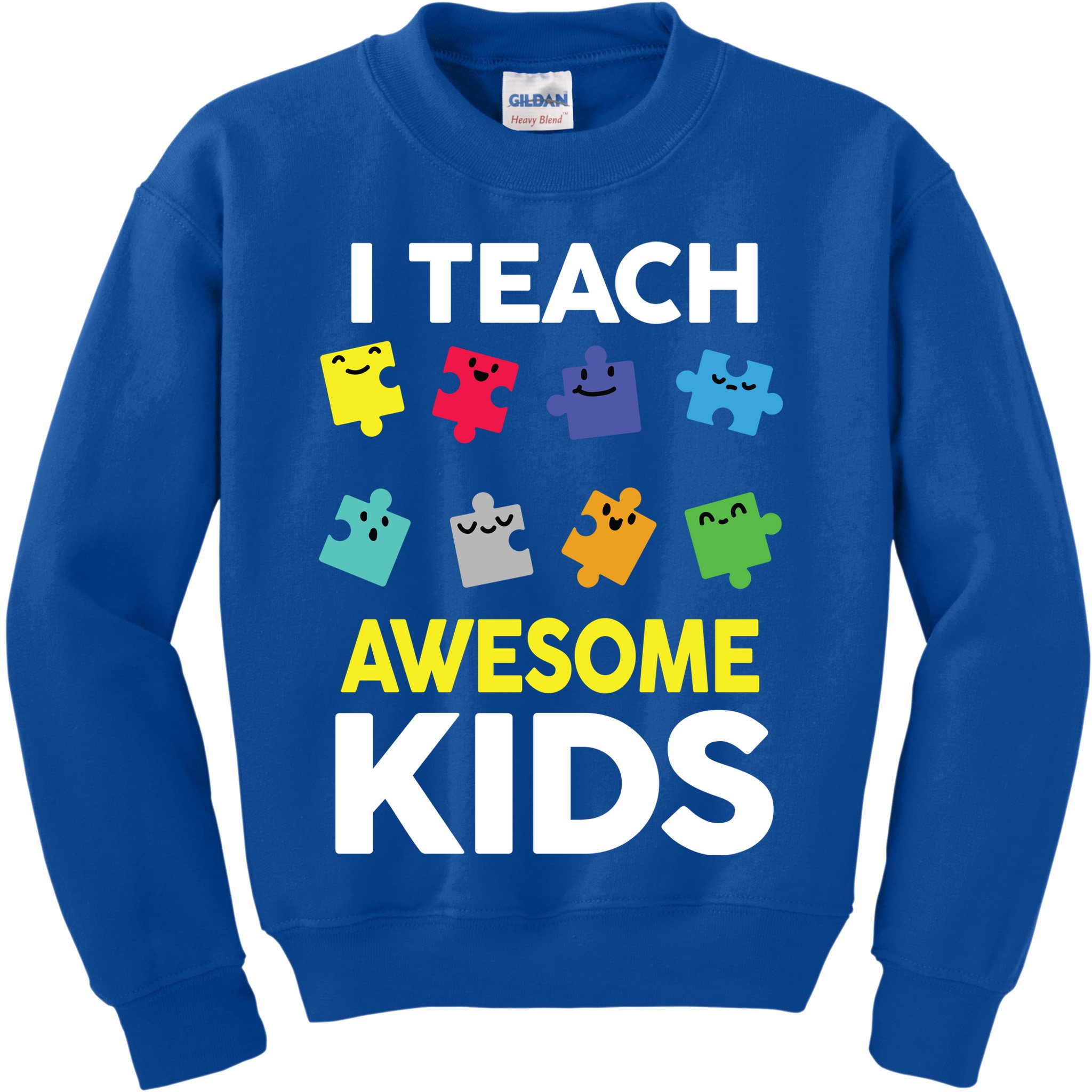 I Teach Awesome Kids Kids Sweatshirt