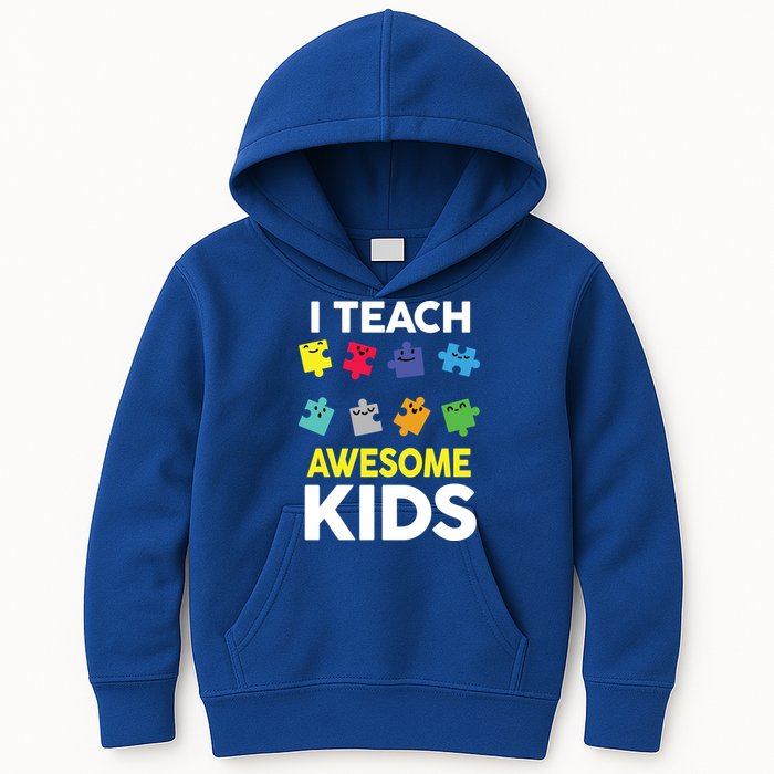 I Teach Awesome Kids Kids Hoodie