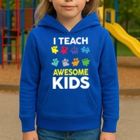 I Teach Awesome Kids Kids Hoodie