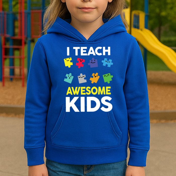 I Teach Awesome Kids Kids Hoodie