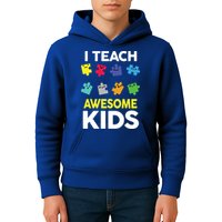 I Teach Awesome Kids Kids Hoodie