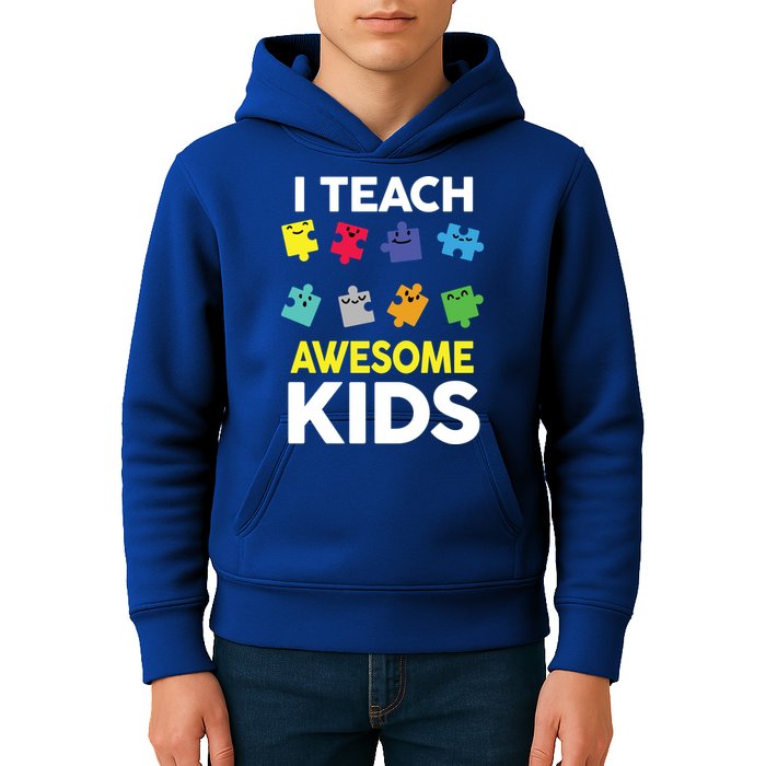 I Teach Awesome Kids Kids Hoodie