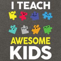 I Teach Awesome Kids Cotton Canvas Backpack