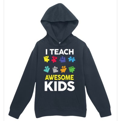 I Teach Awesome Kids Urban Pullover Hoodie