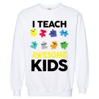 I Teach Awesome Kids Garment-Dyed Sweatshirt