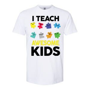 I Teach Awesome Kids Softstyle CVC T-Shirt