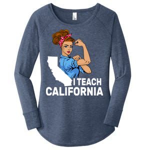 I Teach California State Union Teacher Strike Women's Perfect Tri Tunic Long Sleeve Shirt