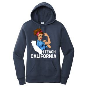 I Teach California State Union Teacher Strike Women's Pullover Hoodie