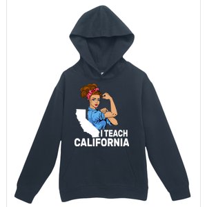 I Teach California State Union Teacher Strike Urban Pullover Hoodie