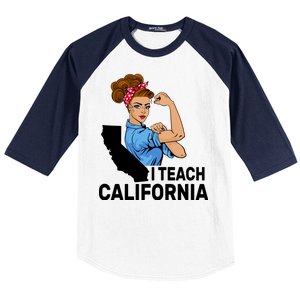 I Teach California State Union Teacher Strike Baseball Sleeve Shirt