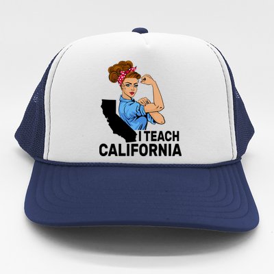 I Teach California State Union Teacher Strike Trucker Hat