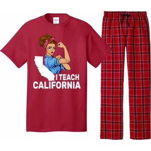 I Teach California State Union Teacher Strike Pajama Set