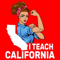 I Teach California State Union Teacher Strike Poster