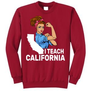 I Teach California State Union Teacher Strike Tall Sweatshirt