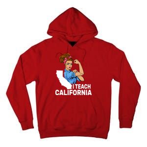 I Teach California State Union Teacher Strike Tall Hoodie