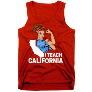 I Teach California State Union Teacher Strike Tank Top