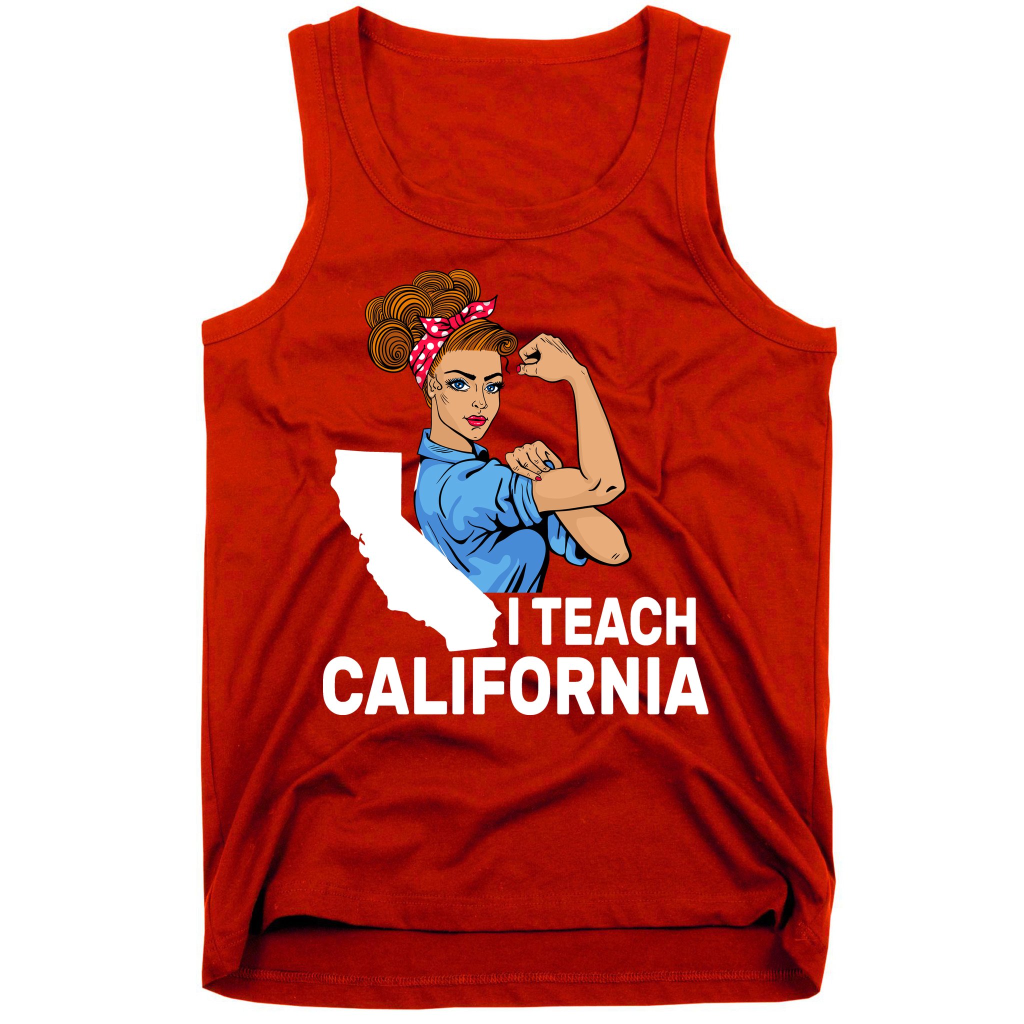 I Teach California State Union Teacher Strike Tank Top