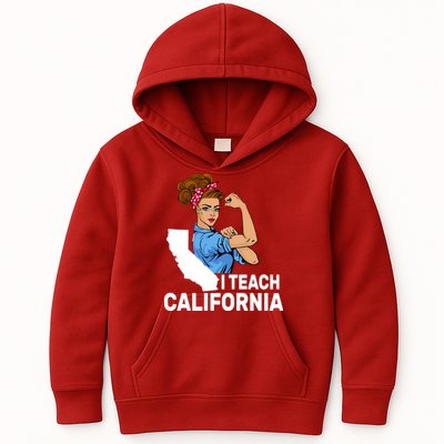 I Teach California State Union Teacher Strike Kids Hoodie