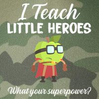 I Teach Little Heroes Legacy Tie Dye Trucker Hat
