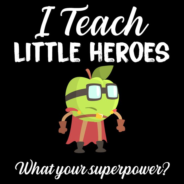 I Teach Little Heroes Performance Shirt
