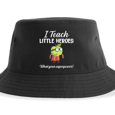 I Teach Little Heroes Sustainable Bucket Hat