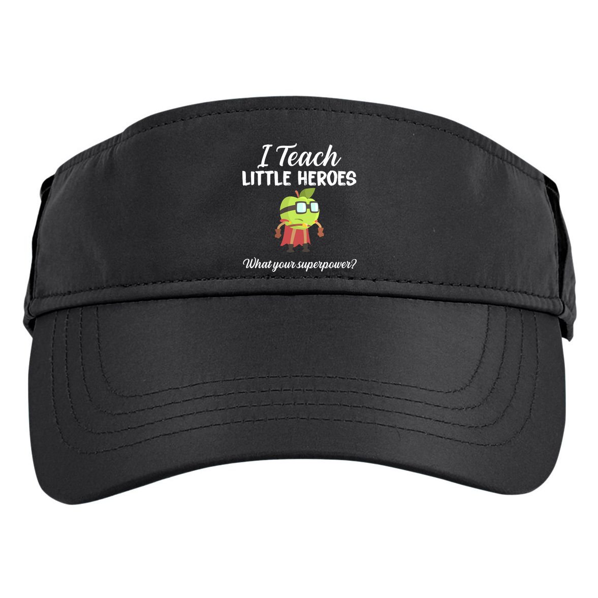 I Teach Little Heroes Adult Drive Performance Visor
