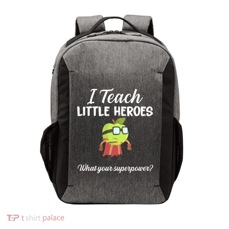 I Teach Little Heroes Vector Backpack