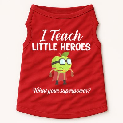 I Teach Little Heroes Doggie Tank