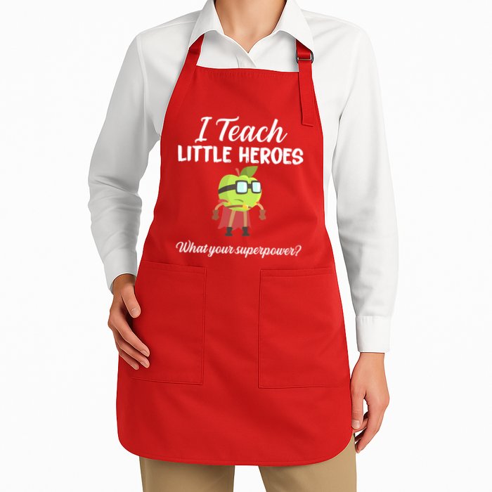 I Teach Little Heroes Apron